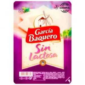 Queso Lonchas García Baquero sin Lactosa 150 G.