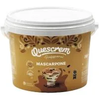 Queso Mascarpone Profesional Quescream, Cubeta 2 Kg