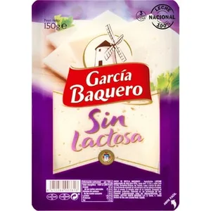 Queso Mezcla Madurado Elaborado con Leche Pasteurizada en Lonchas sin Lactosa  Garcia Baquero 150 G
