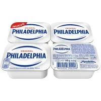Queso Natural en Porciones Philadelphia, Pack 4x 35 G