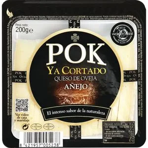 Queso Pok Añejo Ya Cortado 200 Gr