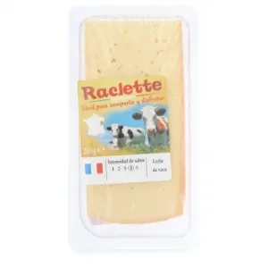 Queso Raclette Natural Francés Loncheado Iberconseil 200 G