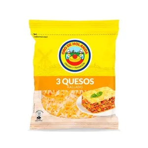 ORO de Holanda Queso Rallado 3 Quesos 180 G
