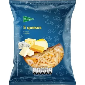 Queso Rallado Cinco Quesos el Corte Ingles