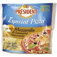Queso Rallado para Pizza President, Bolsa 150 G