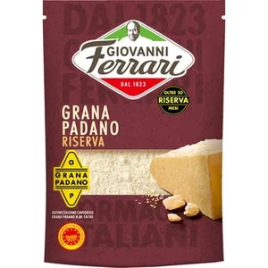 Queso Rallado Reserva Grana Padano DOP Curación Mínima 20 Meses Giovanni Ferrari