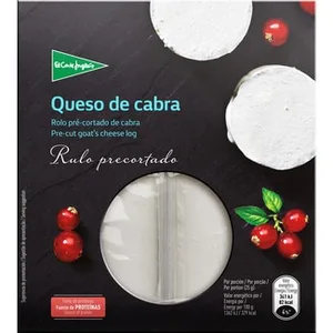 Queso Rulo de Cabra Elaborado con Leche Pasteurizada Precortado Pack 2 X 100 G  el Corte Ingles 200 G