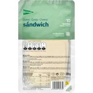 Queso Sándwich en Lonchas  el Corte Ingles 200 G