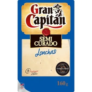 Queso Semicurado Gran Capitan Cuña 365 G.
