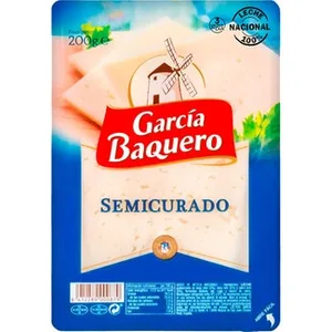 Queso Semicurado Mezcla Madurado Elaborado con Leche Pasteurizada en Lonchas  Garcia Baquero 200 G