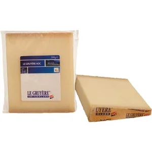 Queso Suizo de Vaca Elaborado con Leche Cruda DOP Gruyére Maduración Mínima 6 Meses LE Gruyere