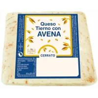 Queso Tierno con Avena Cerrato, Cuña 250 G