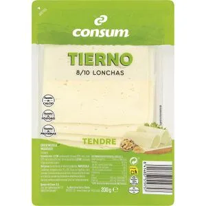 Queso Tierno Mezcla Lonchas 200 Gr