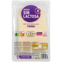 Queso Tierno sin Lactosa Eroski, Lonchas, Bandeja 140 G
