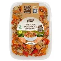 Ensalada de Quinoa y Lentejas Surinver, Bandeja 250 G