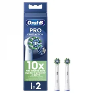 Recambio Cabezales Pro Cross Action Oral-b 2 Ud.