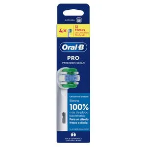 Recambio Cepillo Dental Eléctrico Clean  Precisión 4 u