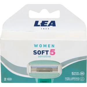 Recambio Maquinilla Depilación Soft 5 Hojas 2 u