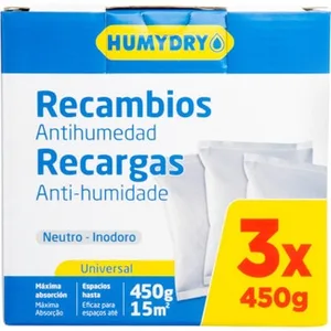 Recambios para Aparato Antihumedad Universal 3  Humydry 450 G