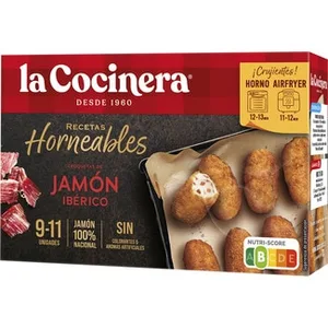 Recetas Horneables Croquetas de Jamón Ibérico  la Cocinera 340 G