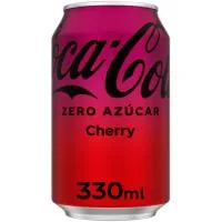Refresco Cherry Coke Zero Coca Cola, Lata 33 Cl