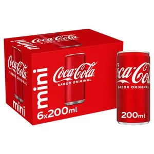 Refresco Cola Regular Pack Indivisible 6 Latas 6 X 0,2 L