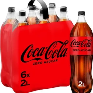 Refresco de Cola sin Azúcar Pack 2  Coca-cola Zero 2 L
