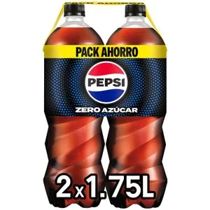 Refresco Cola Zero Bipack Indivisible 2 X 1,75 L