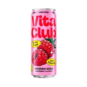 Vitaclub Refresco con Fibra con Sabor a Frambuesa 330 Ml