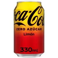 Refresco de Cola al Limón sin Azúcar Cola Coca, Lata 33 Cl