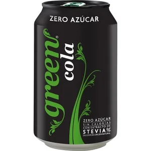 Refresco de Cola con Extracto de Stevia, 0% Azúcar, 0% Conservantes  Green Cola 33 CL
