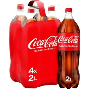 Refresco de Cola Original Pack 4  Coca-cola 2 L