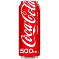 Refresco de Cola Sabor Original Coca Cola, Lata 50 Cl