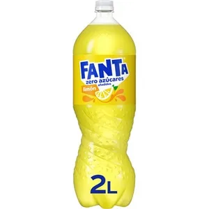 Refresco de Limón sin Azúcares Añadidos con Gas  Fanta 2 L