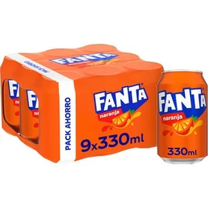 Refresco de Naranja con Gas  KAS 33 CL