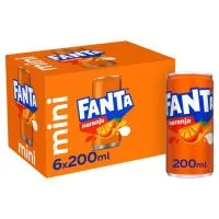 Refresco de Naranja Fanta, Pack 6x20 Cl