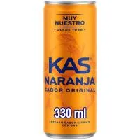 Refresco de Naranja Kas, Lata 33 Cl
