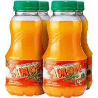 Refresco de Mandarina Simon Life, Pack 4x20 Cl