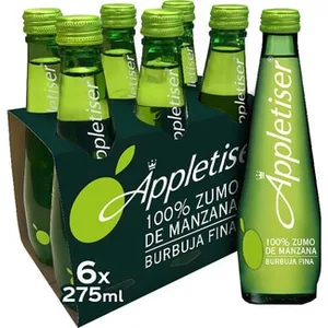 Refresco de Zumo de Manzana con Gas Burbujas Finas Pack 6 Appletiser