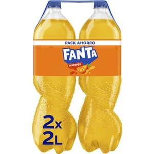Refresco Naranja con Gas Pack 2  Fanta 2 L