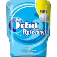 Chicle Refresher de Menta Orbit, Bolsa 67 G