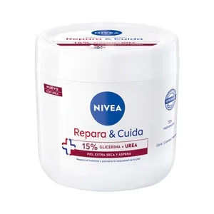 Nivea Repara & Cuida Crema Corporal (cara, Cuerpo y Manos) Hidratante, para Pieles Extra Seca y Ásperas 400 Ml.