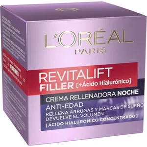 Revitalift Filler Crema Voluminizadora Anti-edad Noche con Ácido Hialurónico Concentrado L'oreal