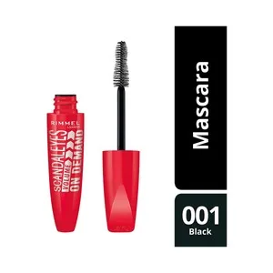 Rimmel Scandaleyes Volume On Demand Tono 001 Black Máscara de Pestañas con Efecto Volumen Máximo.
