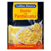 Risotto a la Parmesana Gallina Blanca sobre