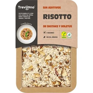 Risotto de Shiitake y Boletus sin Gluten Trevijano