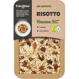 Risotto Toscana con Tomate Cherry y Albahaca sin Gluten Trevijano