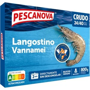Rodolfos Langostino Vannamei Crudo Extra 24-40 Piezas Pescanova
