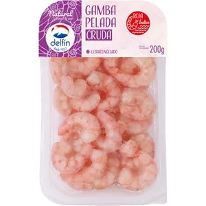 Gamba Roja Cruda Pelada del Índico Delfin