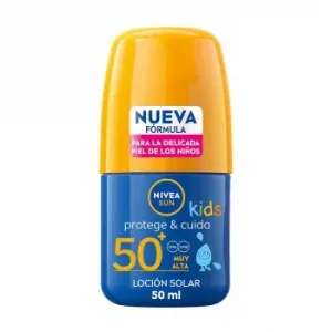 Roll-on Protector Solar Niños Fp50+ Protege & Cuida Kids Nivea Sun 50 Ml.